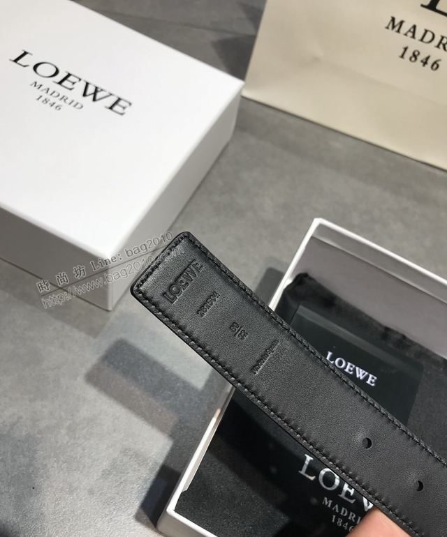 LOEWE皮帶 原單進口雙面頭層牛皮 羅意威女士皮帶  xfp2158